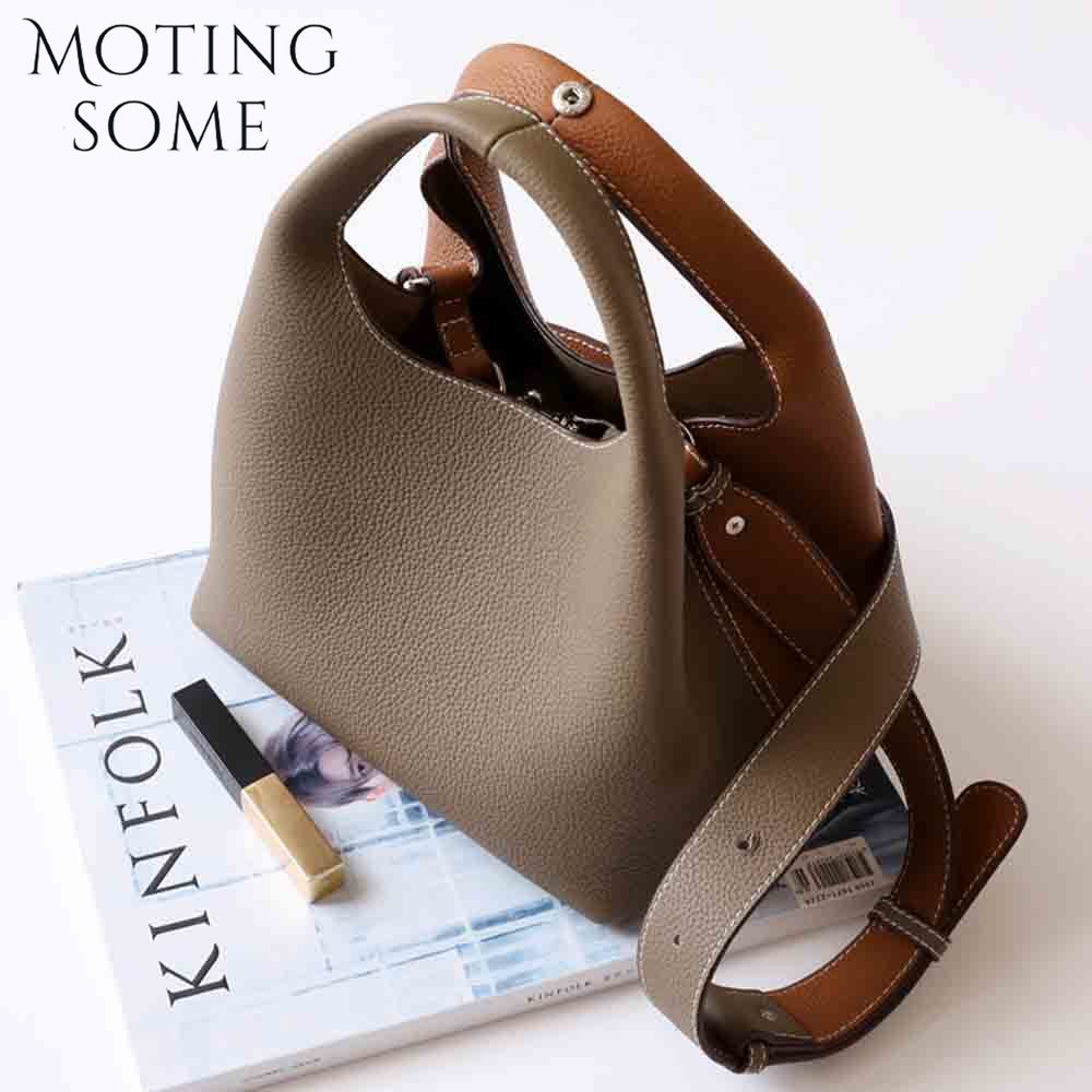 Luxury Bags Reseller - Motingsome Patchwork Stijl Vrouwen Emmer Tas