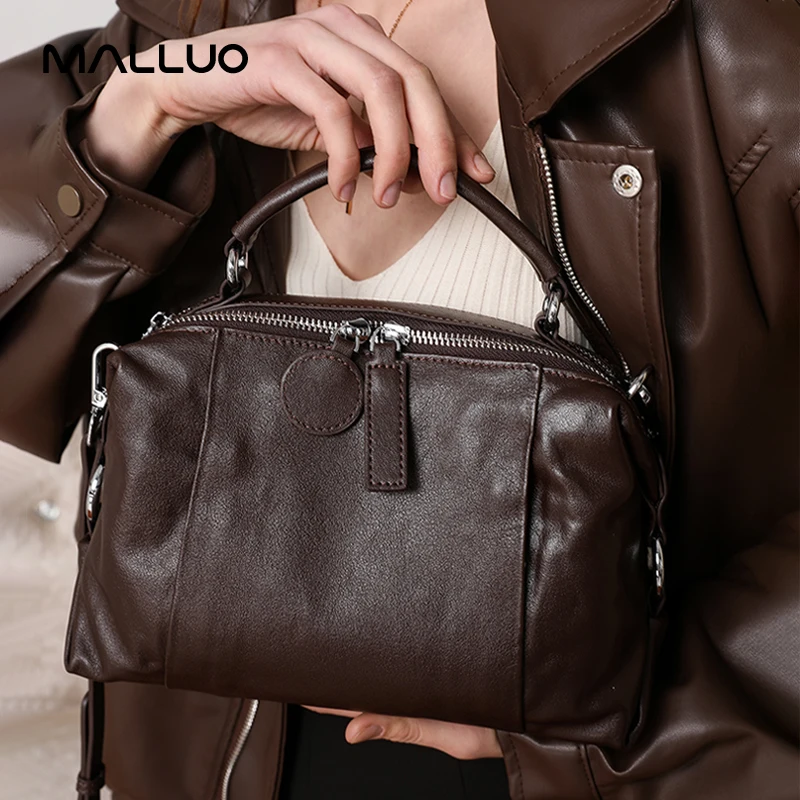 Luxury Bags Medium Size - Vrouwen Natuurlijke Koe Lederen Schoudertassen Elegante