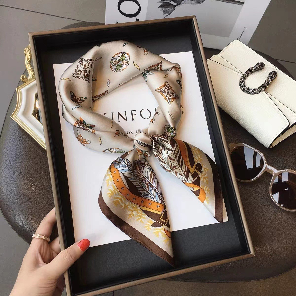 Luxury Bags Duffle - Luxe Mode Print 70*70 Cm Zijden