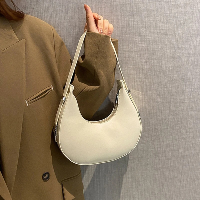 Luxury Bags Reseller - Dames onderarmtas Luxe PU lederen schoudertas