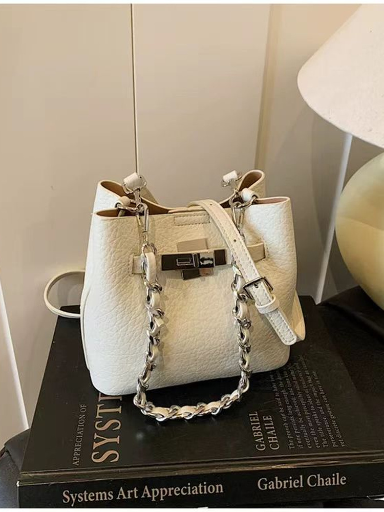 Luxury Bags Medium Size - Trendy dames bucket bag met schouderketting,