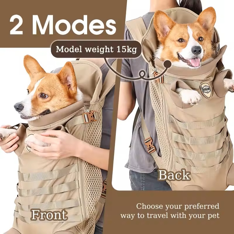 Luxury Bags Medium Size - Draagbare voorhondentas, designertas voor huisdieren, schoudertas