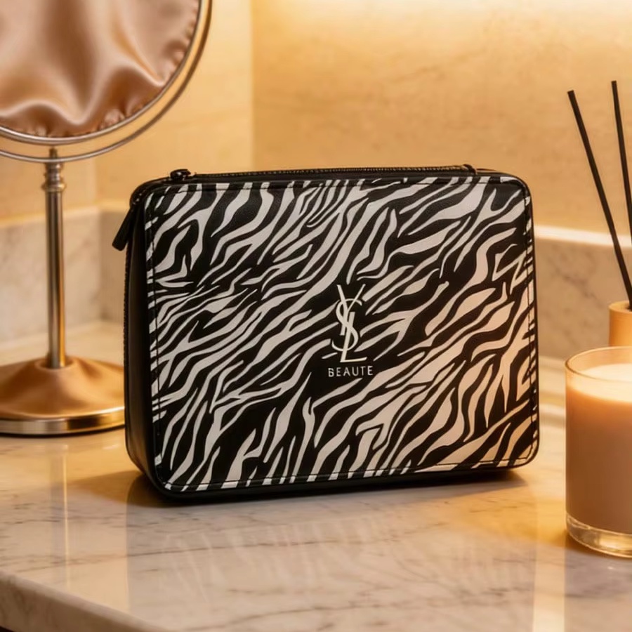 Women Luxury Bags Ysl - YSL Zebra Print Cosmetische Tassen Luxe