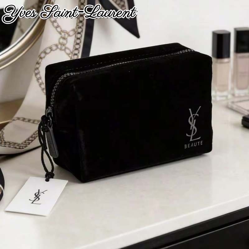 Women Luxury Bags Ysl - YSL-stijl zwarte bedrukte cosmetische opbergtas, luxe