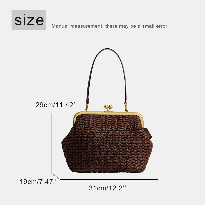 Handgeweven Kisslock Frame Sch - Luxury Bags Reseller recensie en prijs