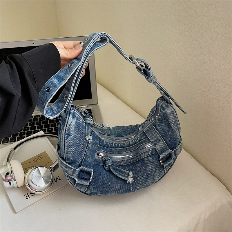 Trendy dames denim schoudertas - Luxury Bags Denim recensie en prijs