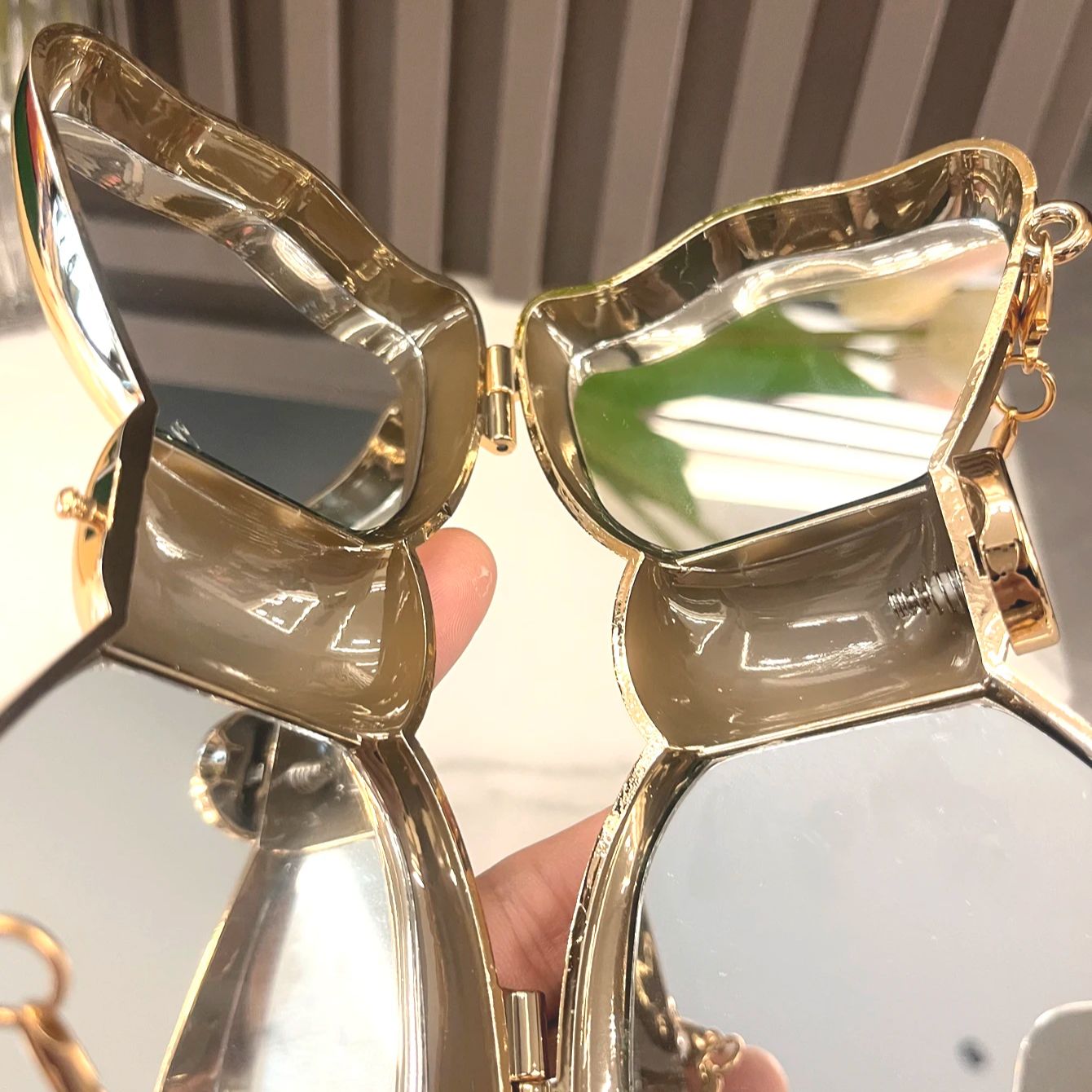 Gouden avondtasje portemonnees - Luxury Bags Brand recensie en prijs