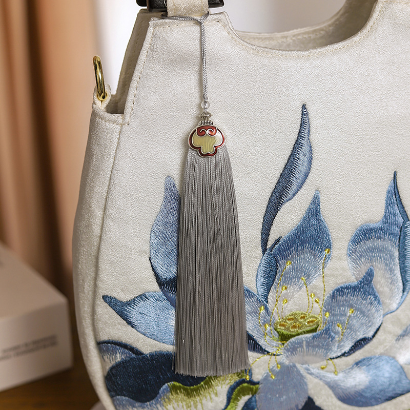 Dames Retro Chic Bloemenborduu - Luxury Bags Medium Size recensie en prijs