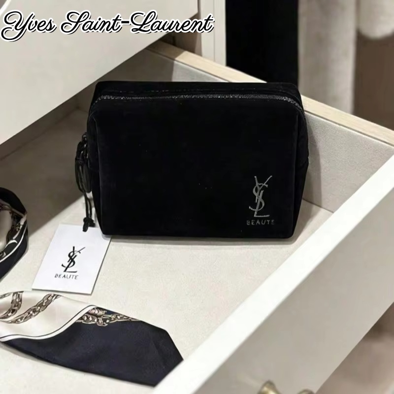 YSL-stijl zwarte bedrukte cosm - Women Luxury Bags Ysl recensie en prijs